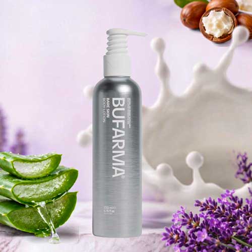 Body Lotion di Bufarma. La carezza primordiale sospesa tra natura e cosmeceutica.