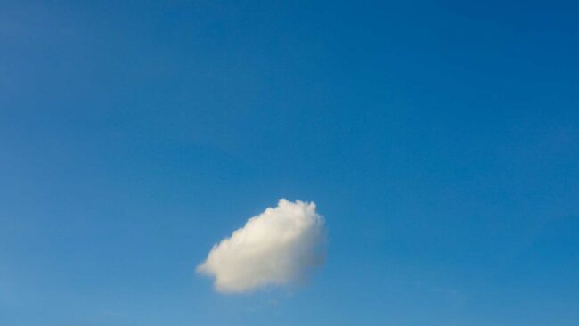 Nuvole. Terapia a cielo aperto.